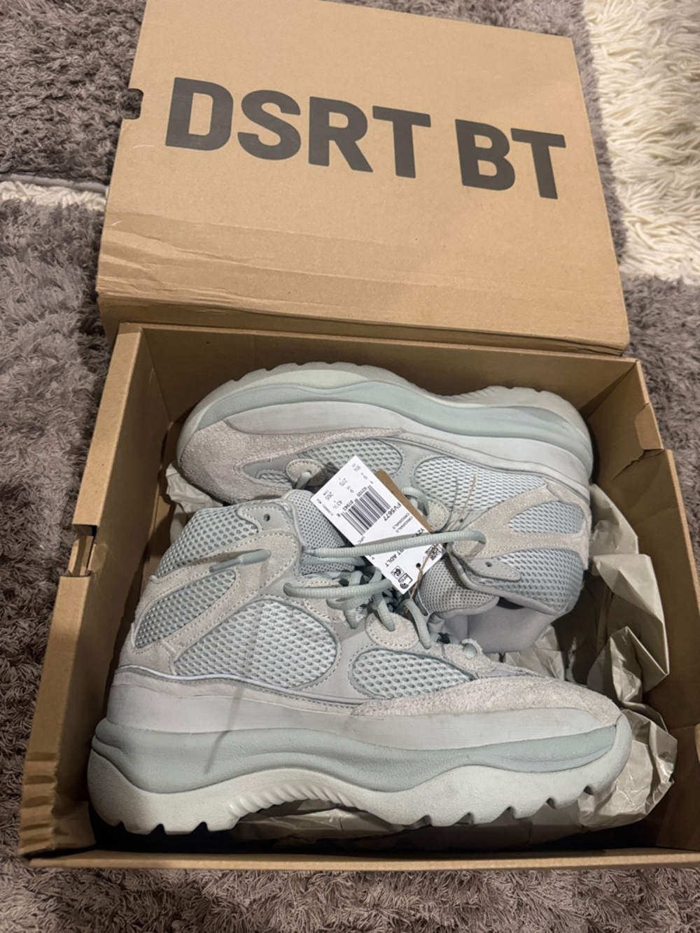 Yeezy DSRT BT Sneakers in Light Gray